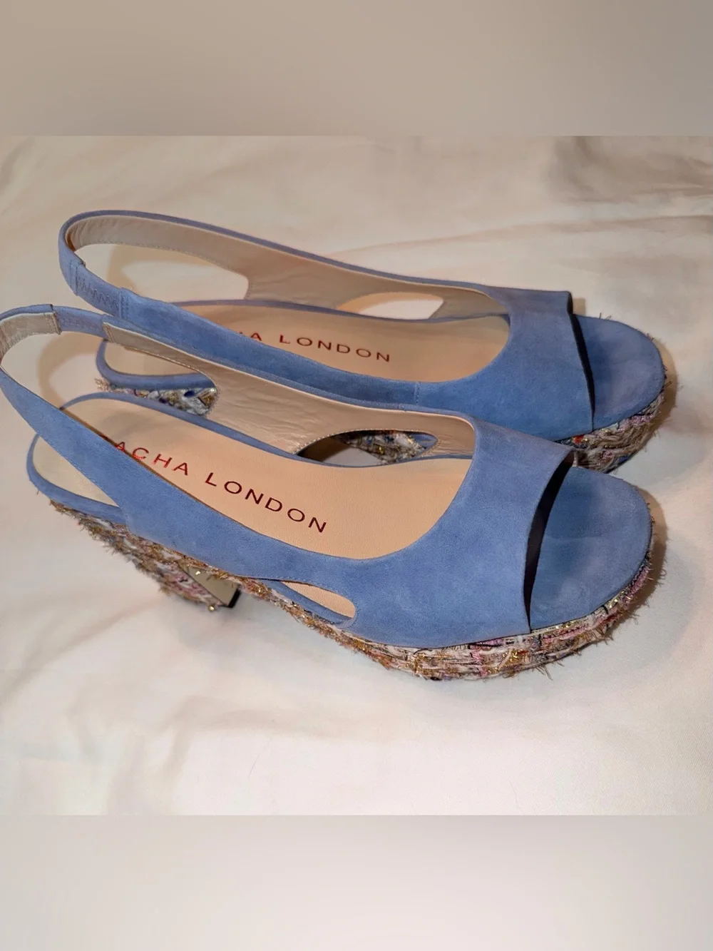 Sacha London Isla Sky Kid Suede/Paris Women’s Size 8.5